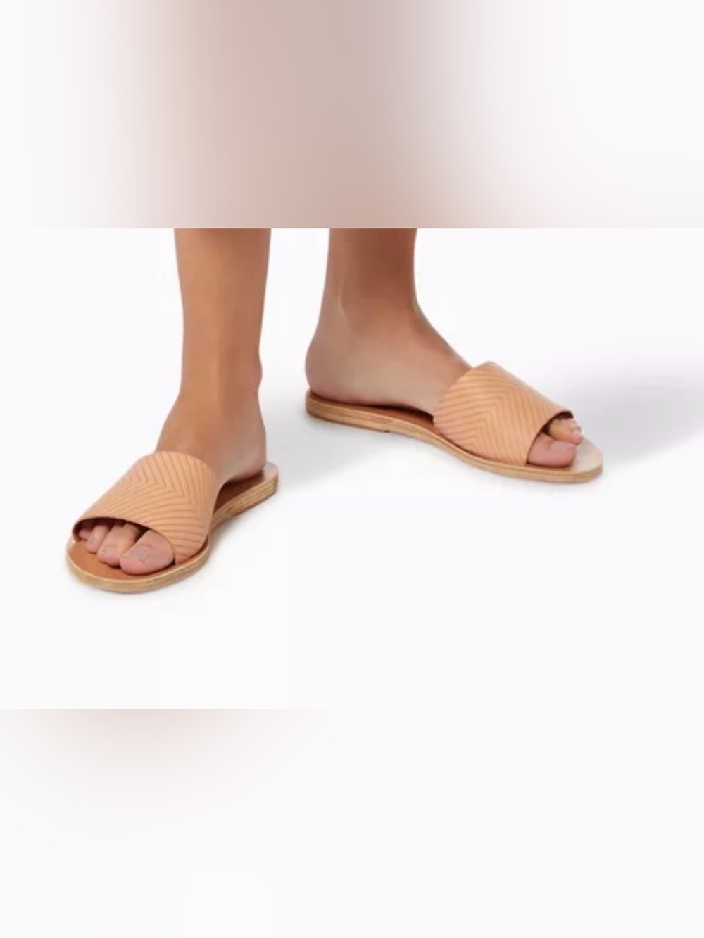 Ancient Greek Sandals Chevron Slide Sandals